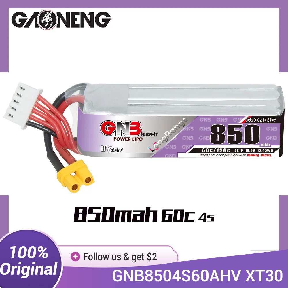 GAONENG GNB LiPo Battery 850mA - Drone Battery 3S ulasan dan harga