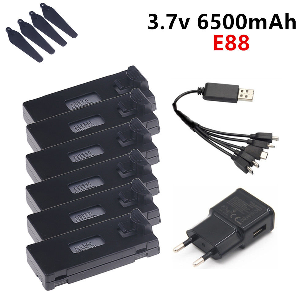 3.7V 6500mAh Lipo Battery For - Eachine Drone E58 ulasan dan harga