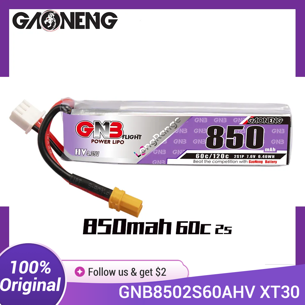 GAONENG GNB LiPo Battery 850mA - Drone Battery 3S ulasan dan harga