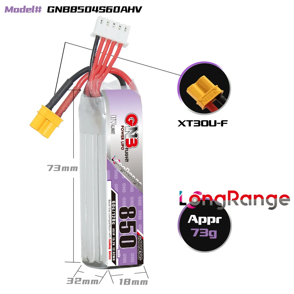 GAONENG GNB LiPo Battery 850mA - Drone Battery 3S ulasan dan harga