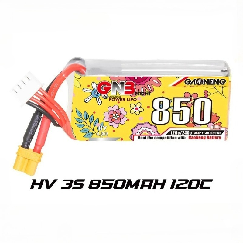 1pcs new GNB LiHV 3S 11.4V 850 - Drone Battery 3S ulasan dan harga