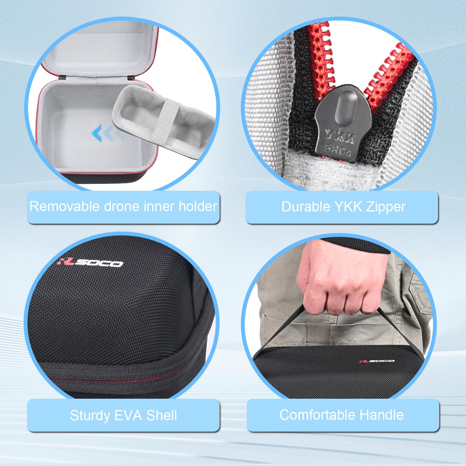 Portable Case for DJI Neo 2 Fl - Drone Battery Bag ulasan dan harga
